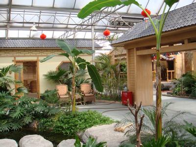 專業設計 施工各種鋼結構智能溫室、鋼結構室內園林景觀生態園工程、網架花卉溫室工程